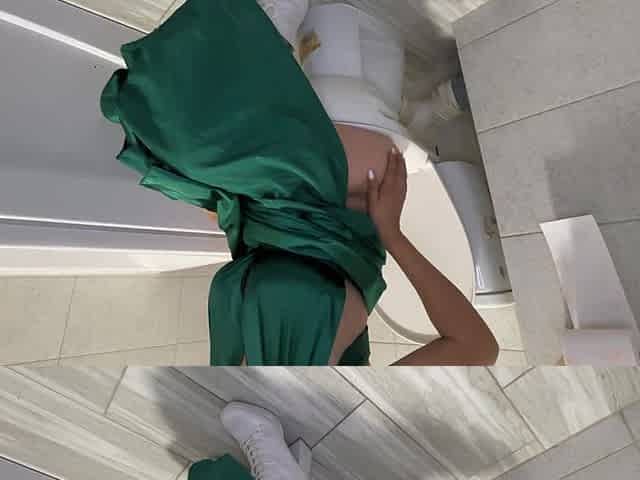 Prom Night Farts - Green Dress & White Heels