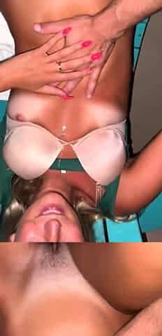 College GF CHEATS on Her BF on a Hotel Balcony!