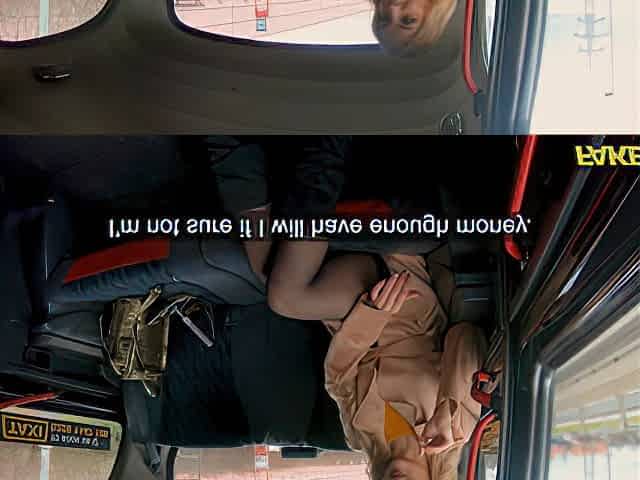 Fake Taxi, Caty Kiss Wants to Pay with Sexy Topless Selfies