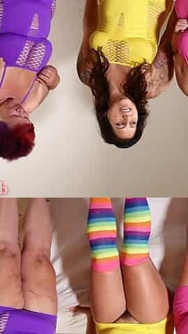 Mandie Maytag, Ellie boulder and Suzee Que bbw lick Kristin Kervz ass