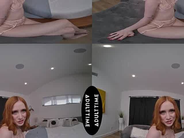 UP CLOSE VR - POV Wicked Tiny Redhead Scarlet Skies Is LUST Your Dong!