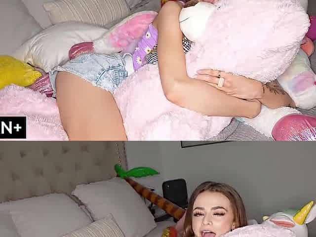 Excited Cum Whore Loses Her Mind When Dick Stretches Open Her Snatch