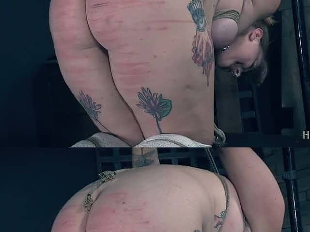 Isabel's fat ass is ready for a heavy caning and the slut is so naughty