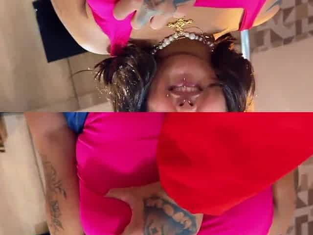 Dora, the oral-sex queen, loves to suck cock and get her butt licked.