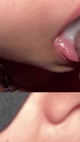 Cumshot and Swallow