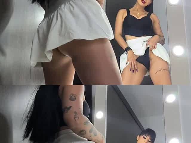 hawt colombian gril have a fun screw her after watch in the mirror