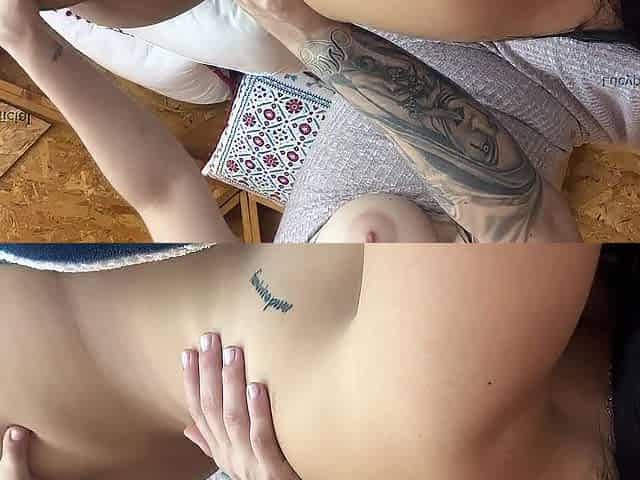 Dos lesbianas se conocieron en un hotel y terminan follando