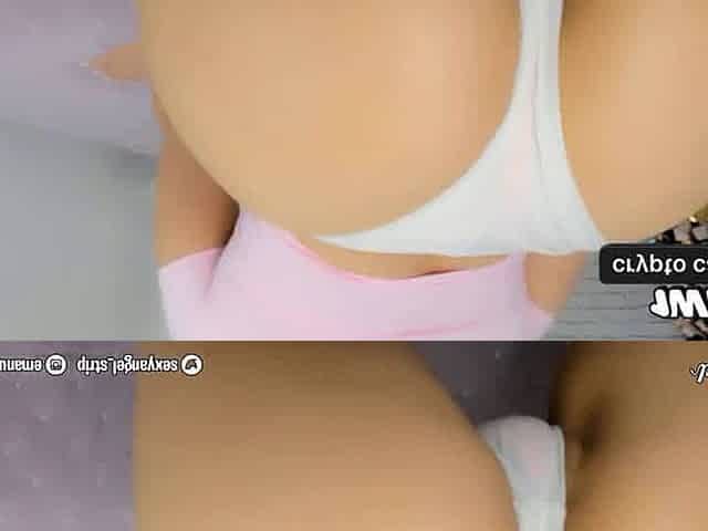 Hot yam-sized backside blonde dirty dancing and shaking her donk pleading you, to jism on it brazilian babe