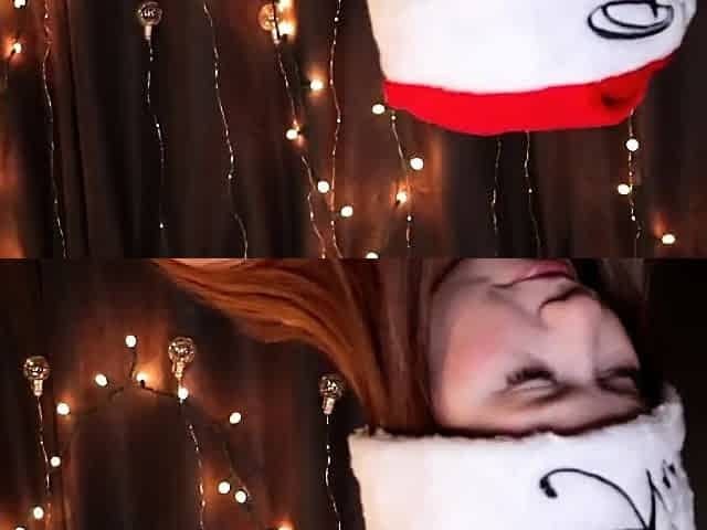 Ginger ASMR Christmas Try On Video