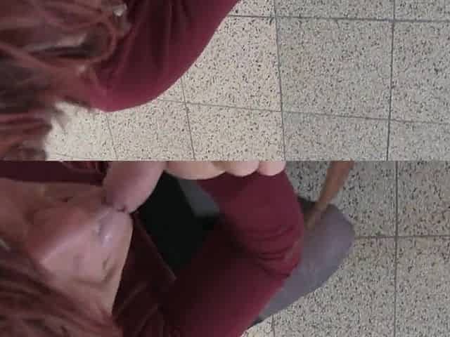 Hard Bang in a Educate Station - Popp Sylvie in Public
