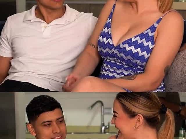 Muscular stepson gives his busty stepmother what her