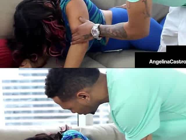 Latina Lovehole Angelina Castro Fucked by Hard Cock Latino