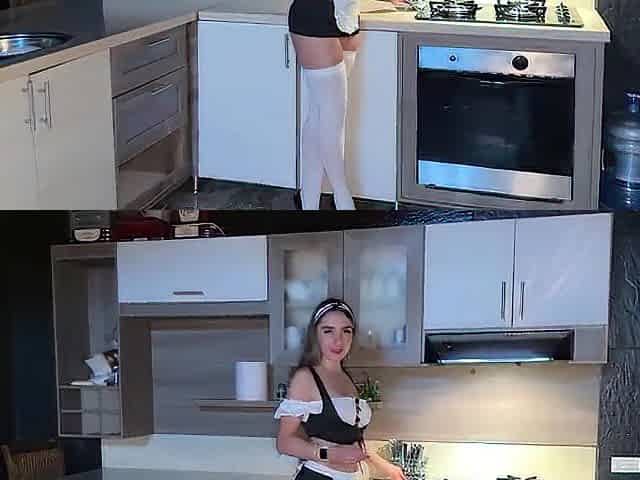 Boss bangs his sexually excited maid as a part of the job! Abbylove7