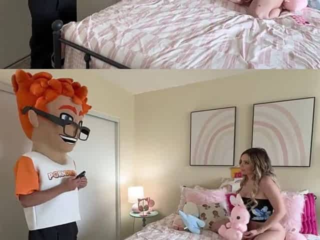 My Tugjob from Aspen Woods Turns Step-Spy Dream into Cumshots Galore!