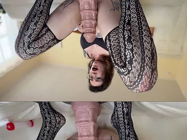 Showing off My Prolapse Whilst Riding My Hankeys Xxxl