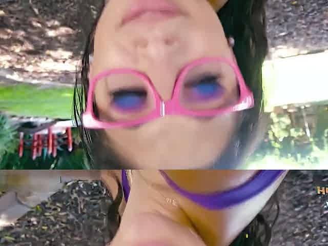 Abella - Wild Crazy Anal Banged Hard Outdoor