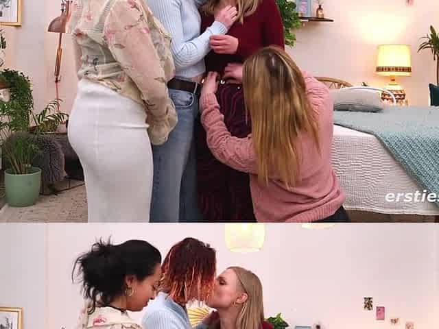 Ersties - Squirting Fourway - Angels Night In Takes A Spicy Turn [Ep 1 of three]