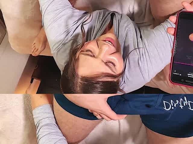 Remote Controlling Her Twat Then Filling Her Up With Cum