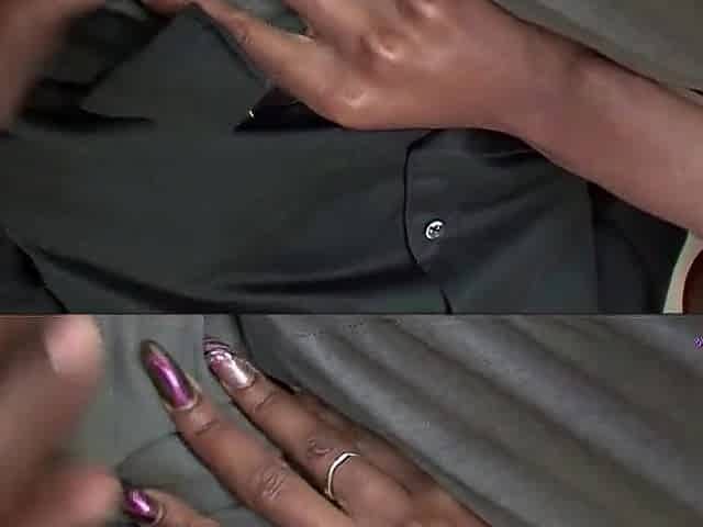 Older stud gives this youthful ebony hotty a lesson this babe will remember with his BBC