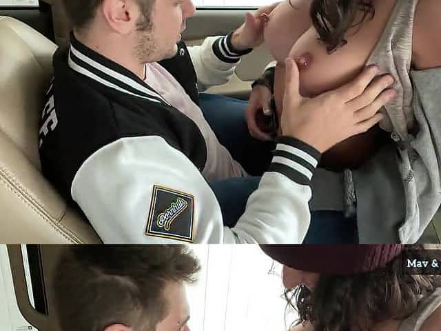 Married Pair Can't Make it to the Bedroom: Mav & Joey Lee 4K
