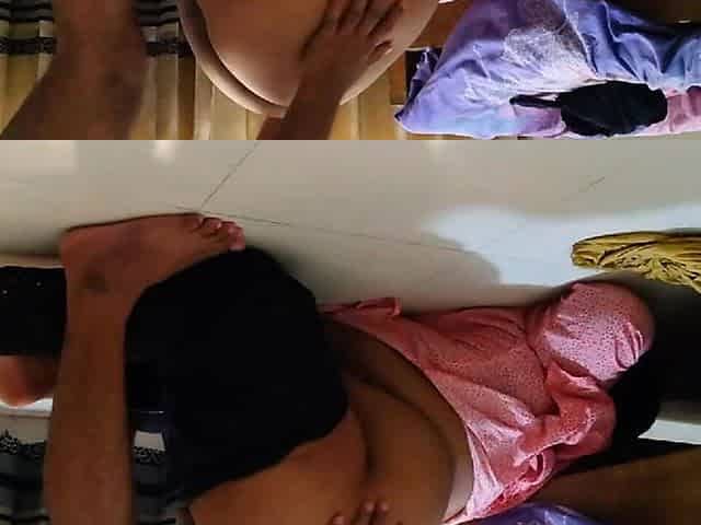 Desi Aunty Gets Stuck Under Bed & Then My Cock Stuck Inside Her Big Ass When Im Try to Help Her