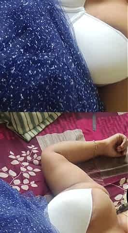 Sexy Indian Big Boobs Mallu Aunty in White Bra POV Fucking Good