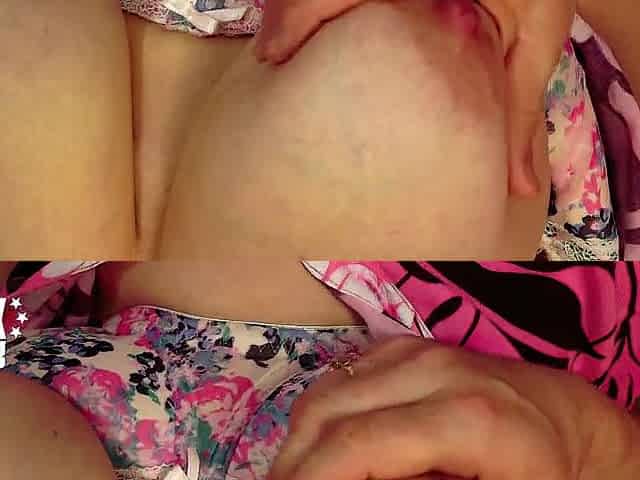 Slutty British Housewife Playing with Her Hirsute Cunt