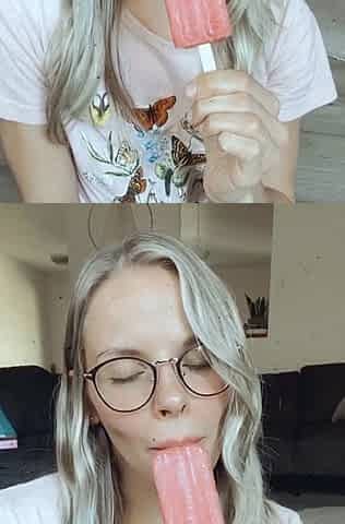 Gorgeous blonde teen Deep Toying