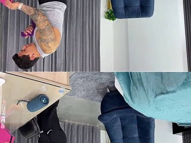 Surprised My Stepmom with Cock!! She Almost Caught Me Smelling Her Panties