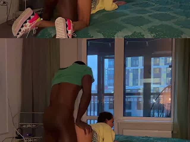 a ebony stud nearly drilled me right in the entrance