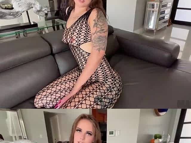 Monster cock JMAC VS HOT PAWG in fishnets - amateur reality hardcore