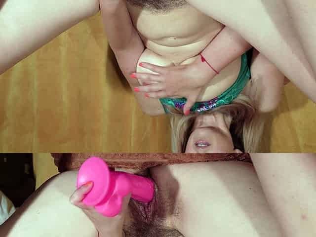 Amateur Big Boobs jerks Big Dick
