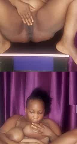 Breasty Black and her pleasant vagina love what this babe does