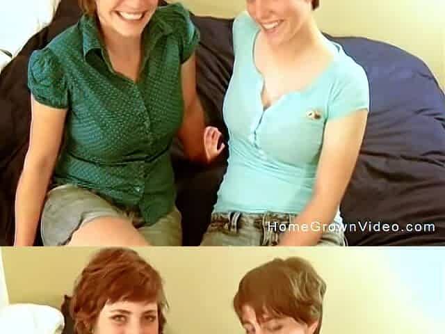 Natalie and Cassie Have First Time Lesbo Sex on Film