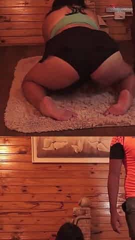 An Intense Training Session with Alison Can't Stand to See Your Personal Trainer with an Erection