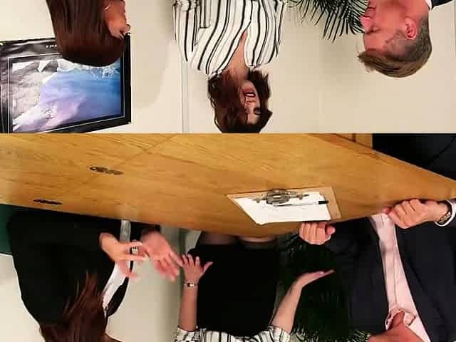 Office CFNM ladybosses giving head