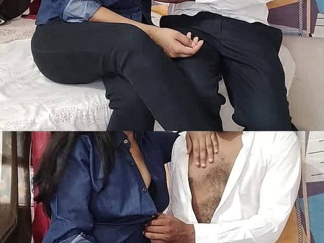 Hot Female Boss Seduces New Employee for Her XXX Pussy Satisfaction in Hotel, Desi Hindi Audio Sex