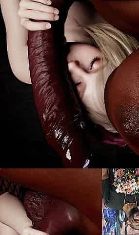 Ashley Likes Large Breast Butt Transgender BBC As That babe Licks And Strokes Off That Hard Ebony Weenie