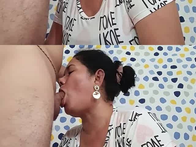 Single Stepmother Sucking Deepthroat