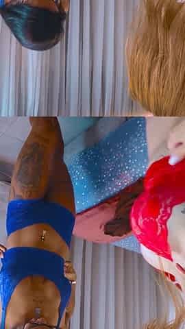 The Delicious Redhead Played with Her Tall, Brunette and Fiery Friend