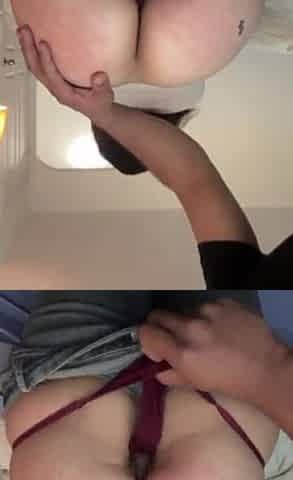 fresh york hotty loves to get her booty kicked - large white butt