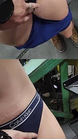 co worker at plant fucked with creampie