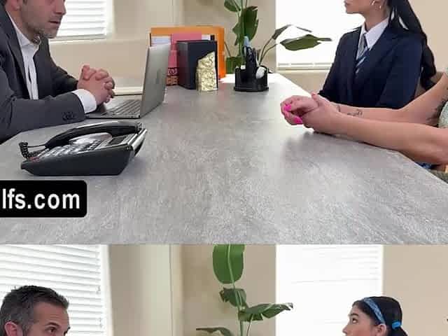 Excited mother I'd like to fuck and a cute teen screwed by the principal