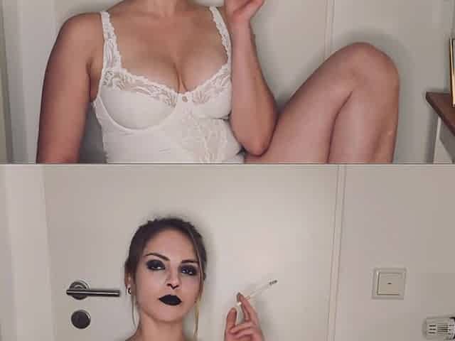 Smoke at Night All in White