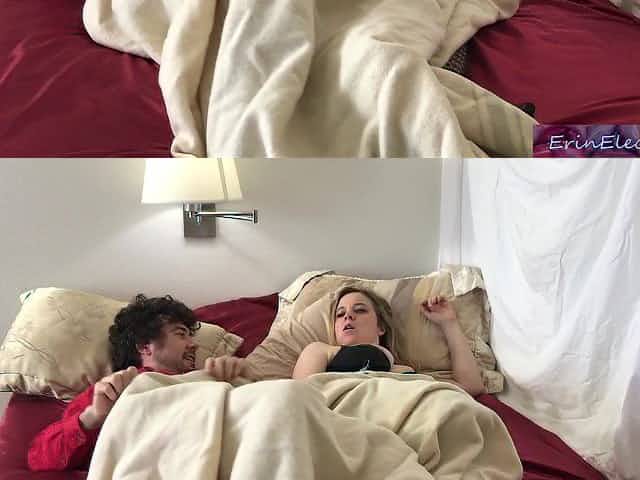 Stepmom shares bed with horny stepson