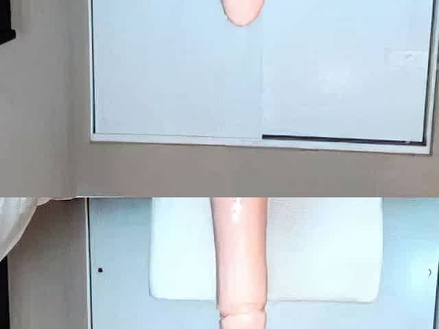Hot MILF rides a dildo and shakes her ass
