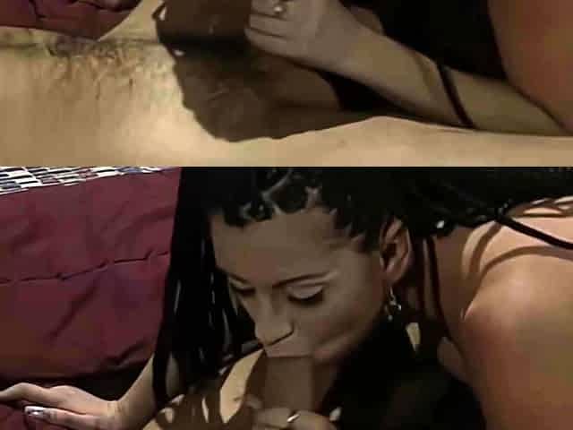 Beautiful girl blowjob and doggystyle anal sex