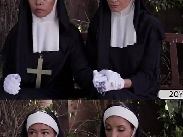 Steve Holmes And Silvia Saige In Nun Confesses And Fucks Two Priests