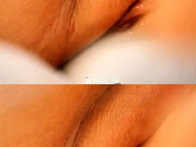 Close up solo beauty toying ass