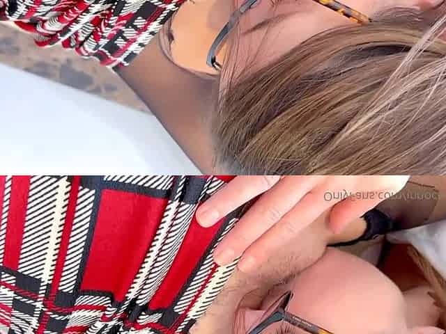 Hot girls gets massive facial